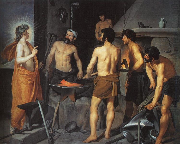 Diego Velazquez The Forge of Vulcan china oil painting image